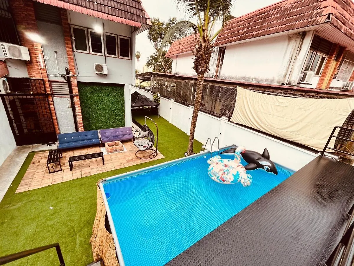 Luxury Private Pool Villa + Riverview Bbq Patio! Τζωρτζ Τάουν Μαλαισία